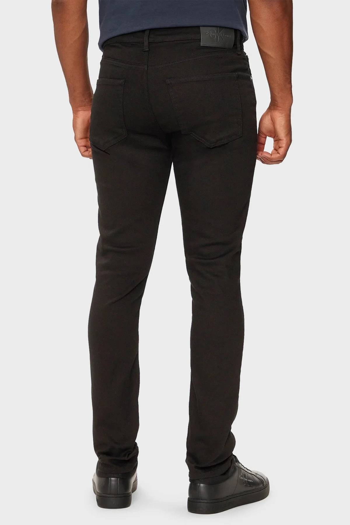 Calvin Klein Streç Pamuklu Skinny Fit Düşük Bel Dar Paça Jeans J30J3259701BY Erkek Kot Pantolon J30J325970 1BY SİYAH - 5