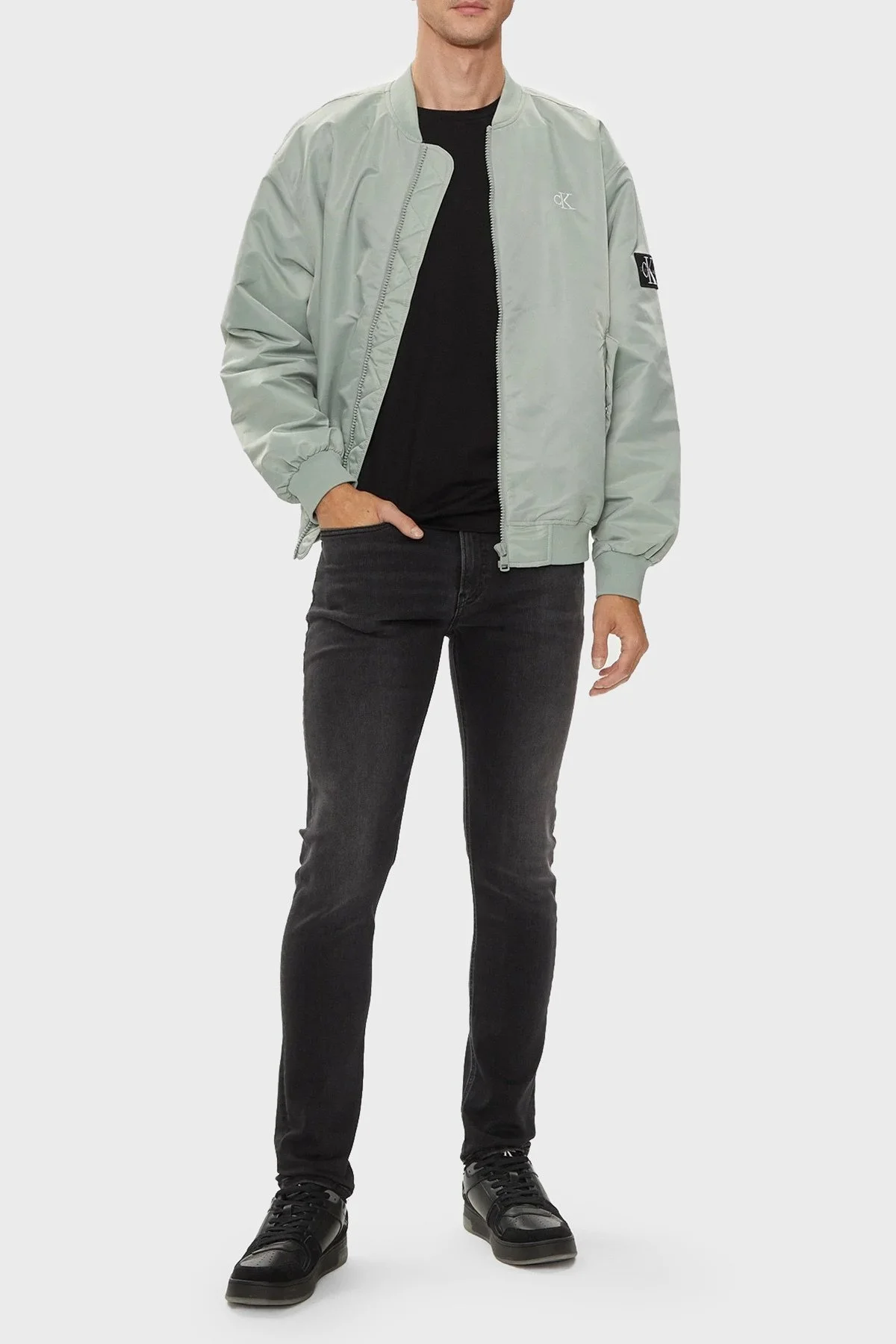 Calvin Klein Streç Pamuklu Skinny Fit Jeans J30J3257431BY Erkek Kot Pantolon J30J325743 1BY SİYAH - 2
