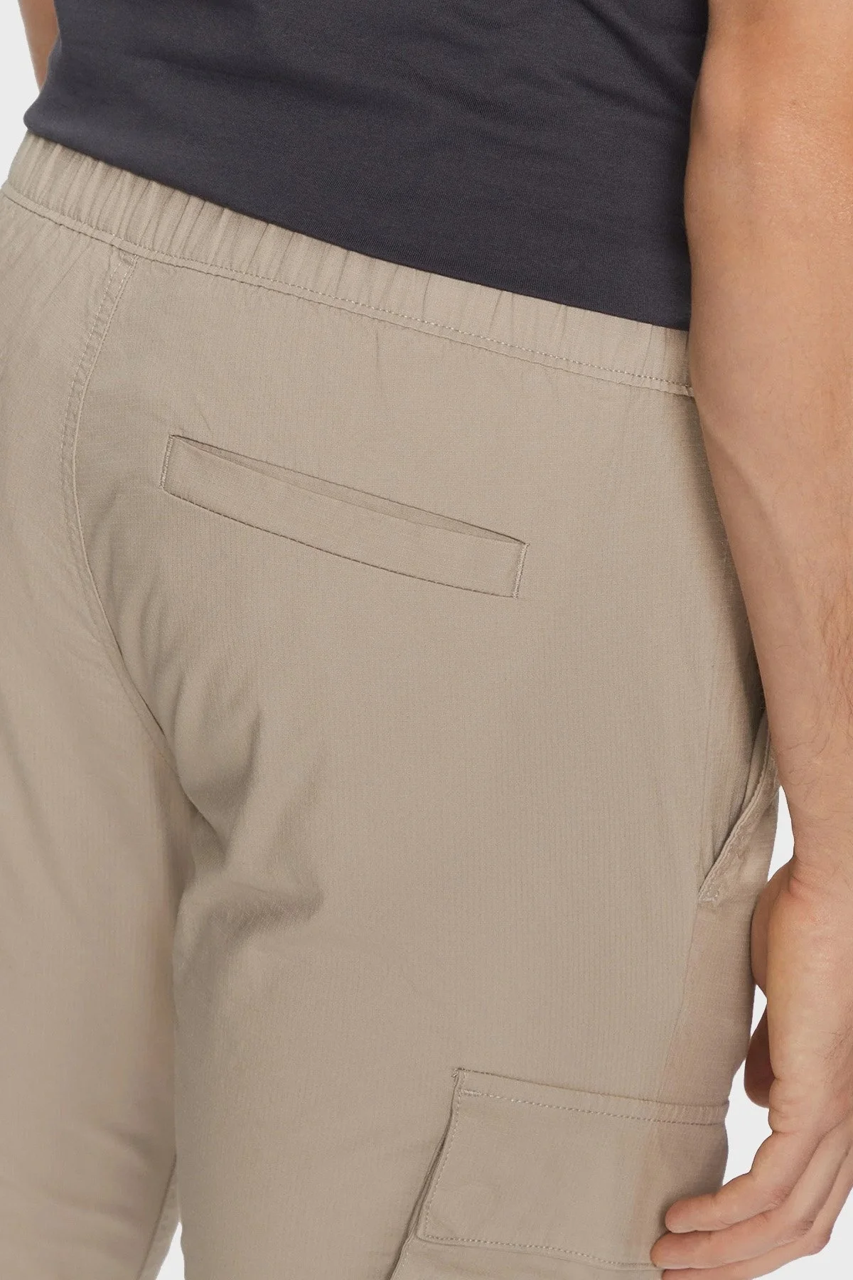 Calvin Klein Streç Pamuklu Skinny Fit Normal Bel Jogger J30J327614PAN Erkek Pantolon J30J327614 PAN BEJ - 10