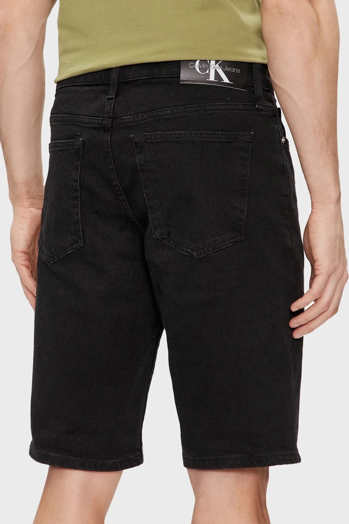 Calvin Klein Streç Pamuklu Slim Fit J30J3248721BY Erkek Short J30J324872 1BY SİYAH - 3