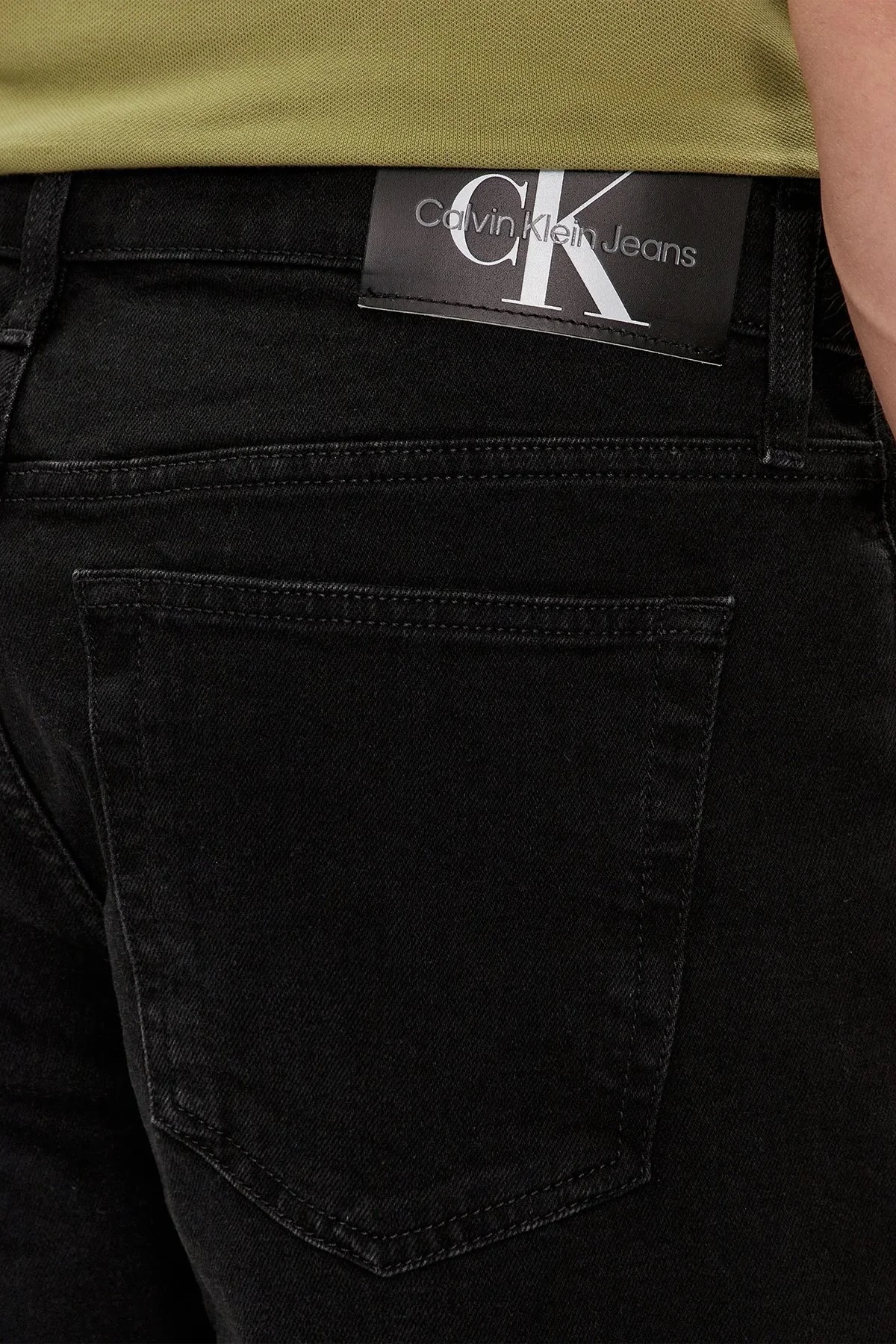 Calvin Klein Streç Pamuklu Slim Fit J30J3248721BY Erkek Short J30J324872 1BY SİYAH - 5