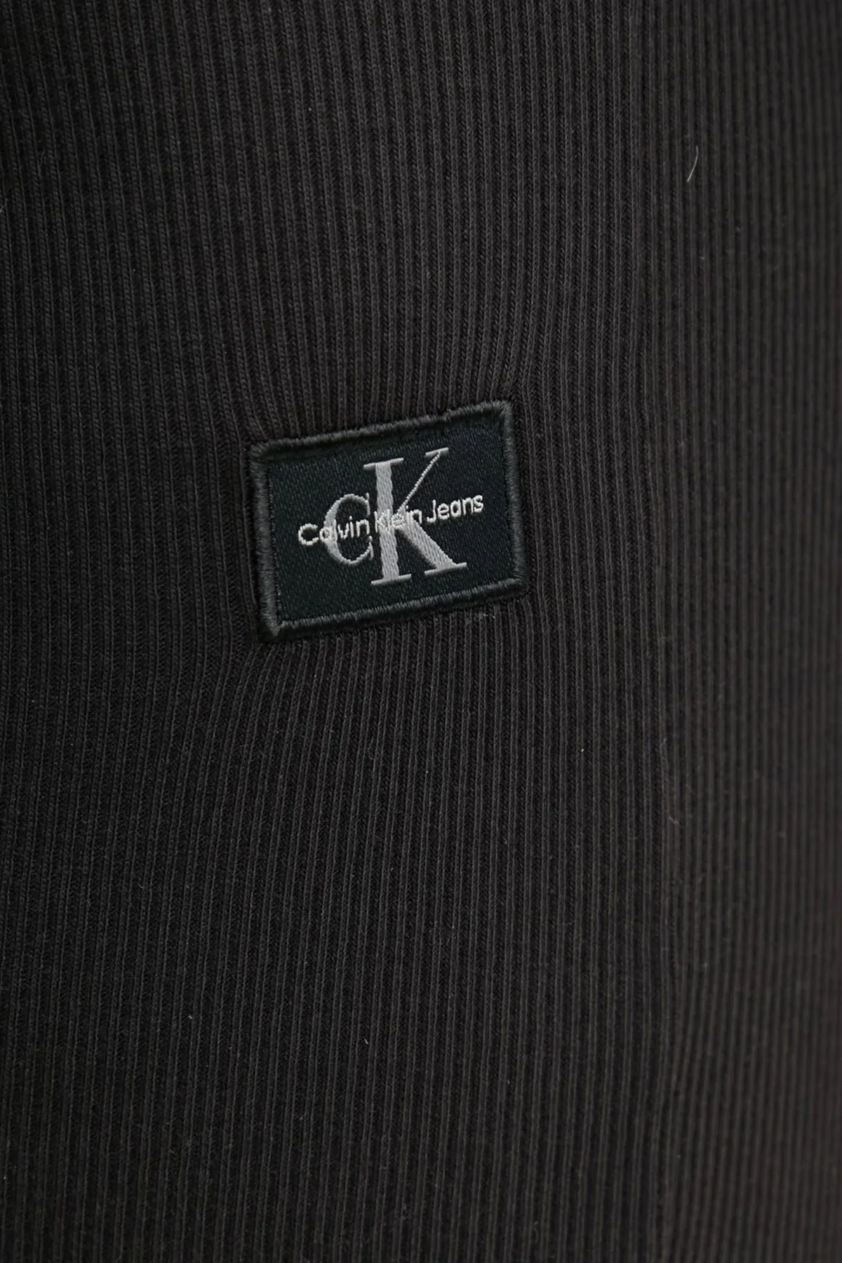 Calvin Klein Streç Pamuklu Slim Fit Yüksek Bel İspanyol Paça J20J224842BEH Bayan Pantolon J20J224842 BEH SİYAH - 8