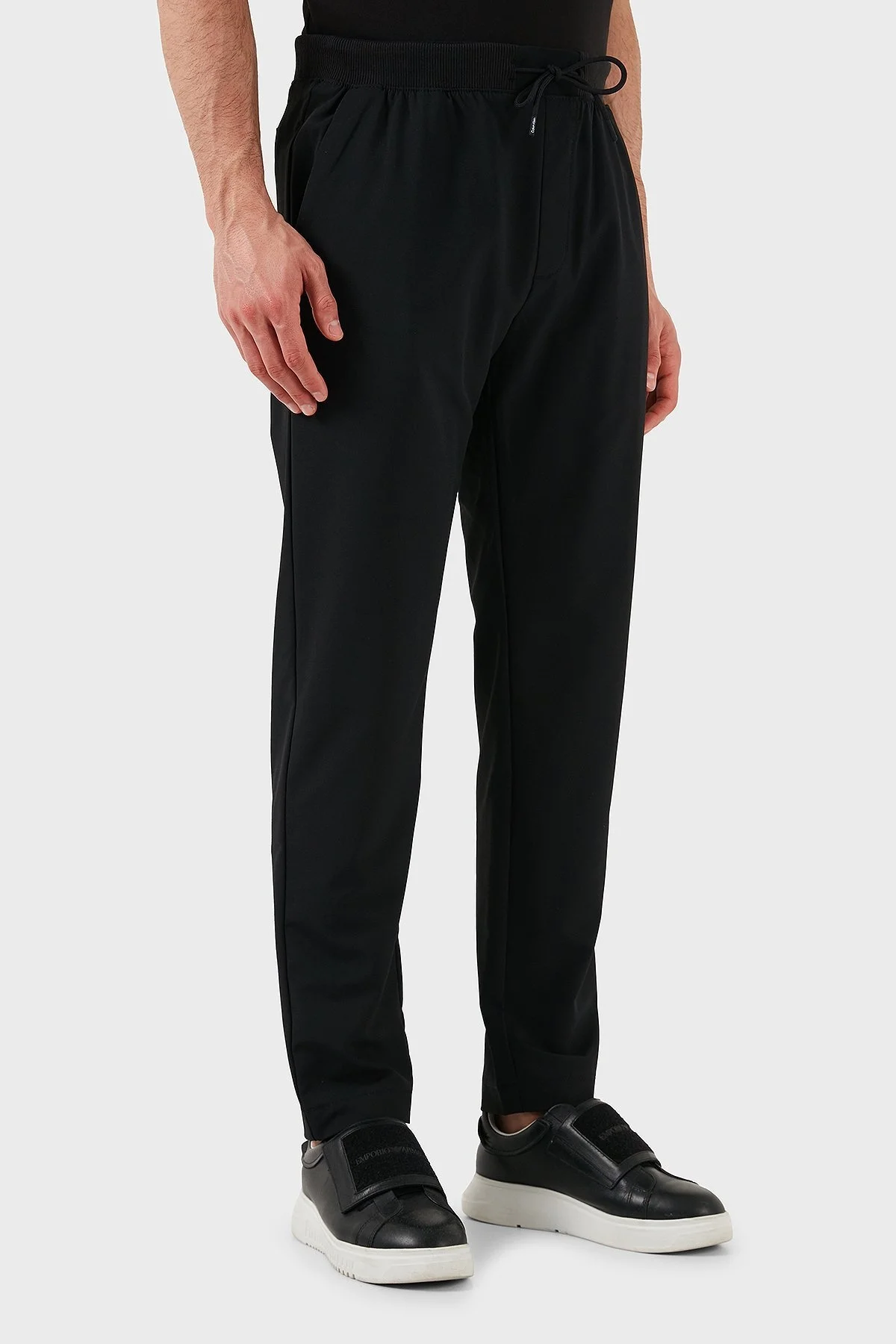 Calvin Klein Streç Slim Fit Normal Bel Düz Paça K10K113809BEH Erkek Pantolon K10K113809 BEH SİYAH - 13