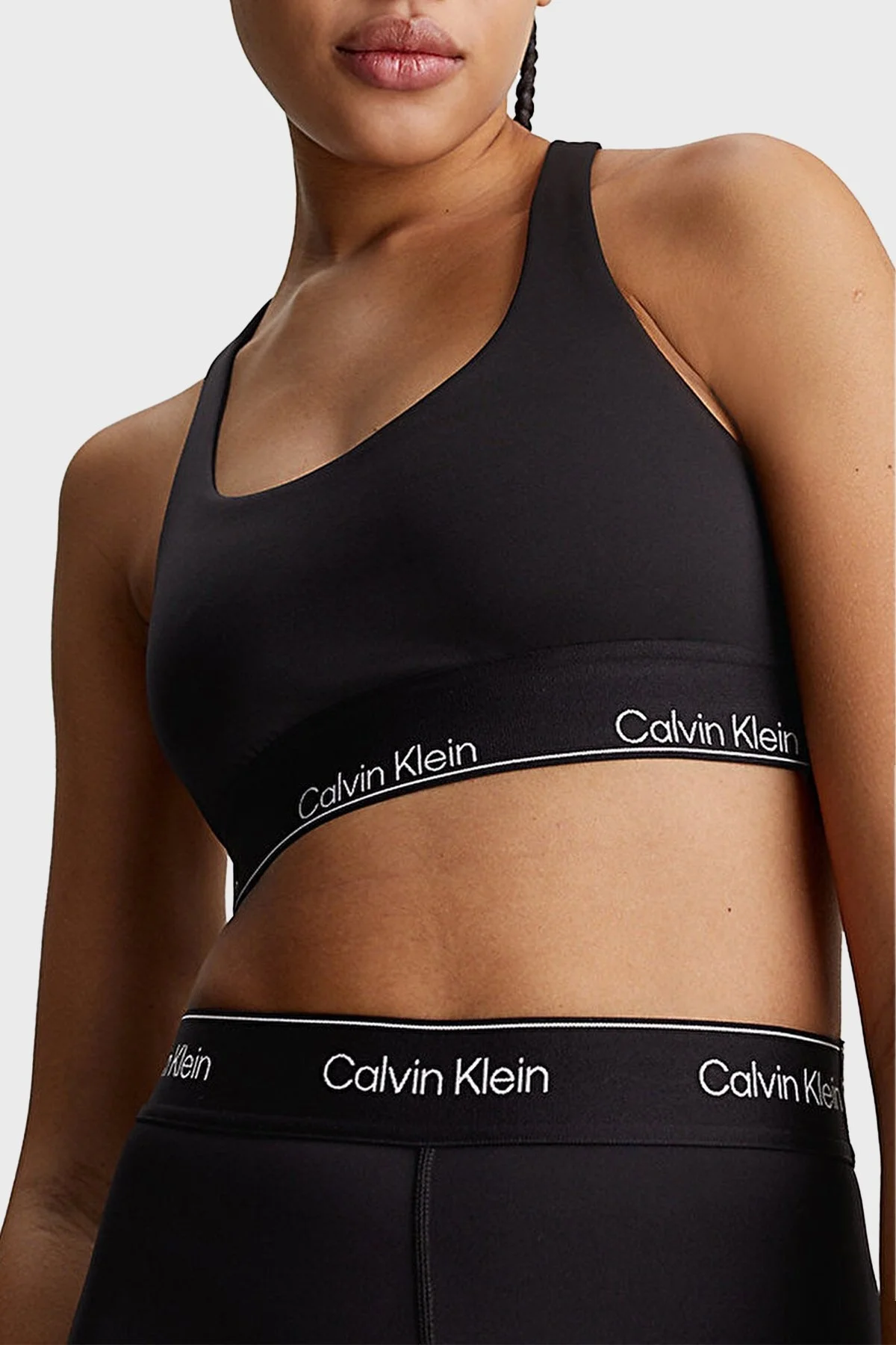 Calvin Klein Streç Sporcu i 00GWS4K227BAE Bayan Sütyen 00GWS4K227 BAE SİYAH - 6
