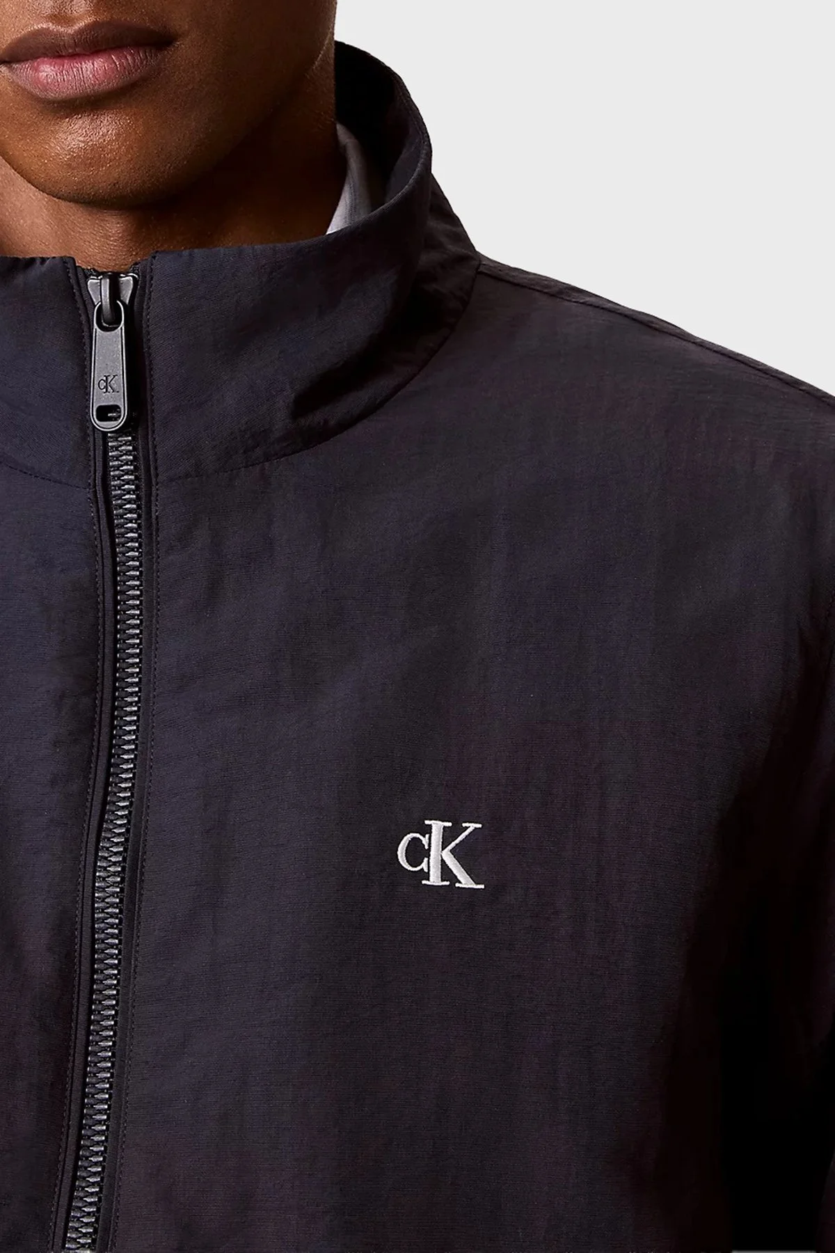 Calvin Klein Su Geçirmez Logolu Regular Fit LV04RG500GCEF Erkek Mont LV04RG500G CEF LACİVERT - 5