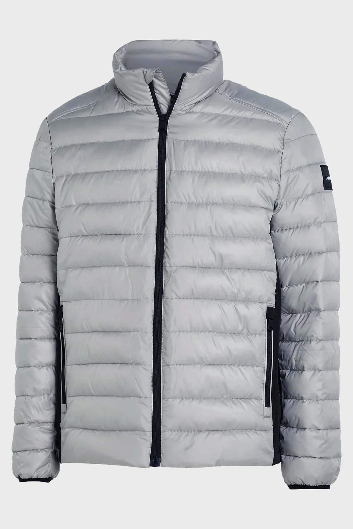 Calvin Klein Su Geçirmez Regular Fit Dik Yaka Şişme Erkek Mont K10K108291 PRZ GRİ - 4