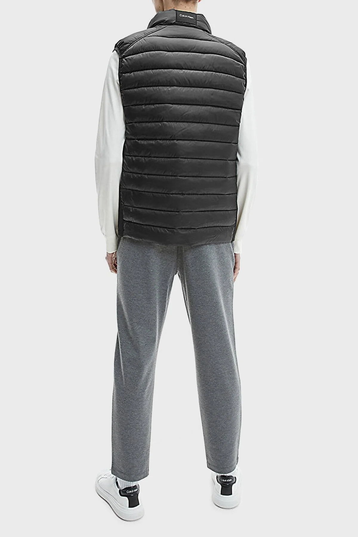 Calvin Klein Su Geçirmez Regular Fit Dik Yaka Şişme Erkek Yelek K10K108292 BEH SİYAH - 3