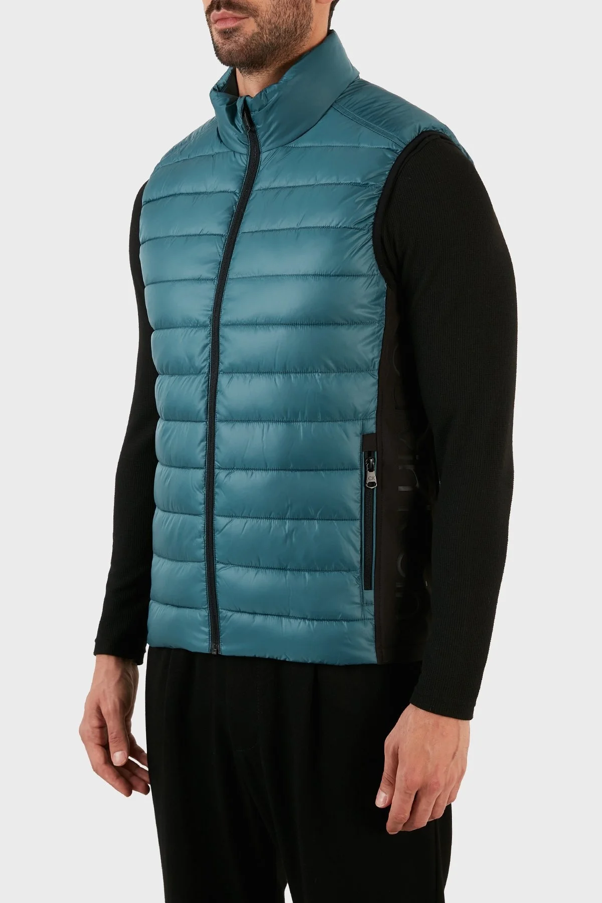 Calvin Klein Su Geçirmez Regular Fit Dik Yaka Şişme Erkek Yelek K10K108292 DAZ PETROL - 2