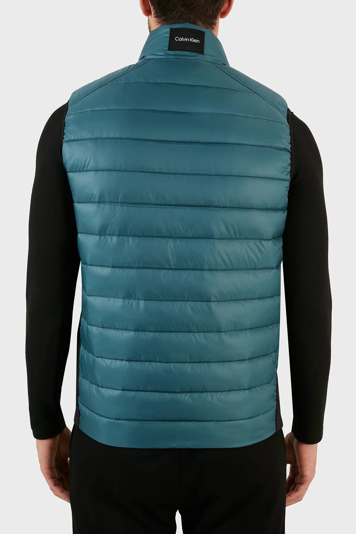 Calvin Klein Su Geçirmez Regular Fit Dik Yaka Şişme Erkek Yelek K10K108292 DAZ PETROL - 5