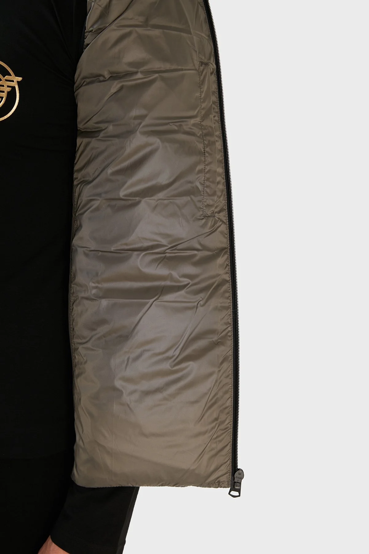 Calvin Klein Su Geçirmez Regular Fit Dik Yaka Şişme Erkek Yelek K10K108292 PCS GRİ - 6