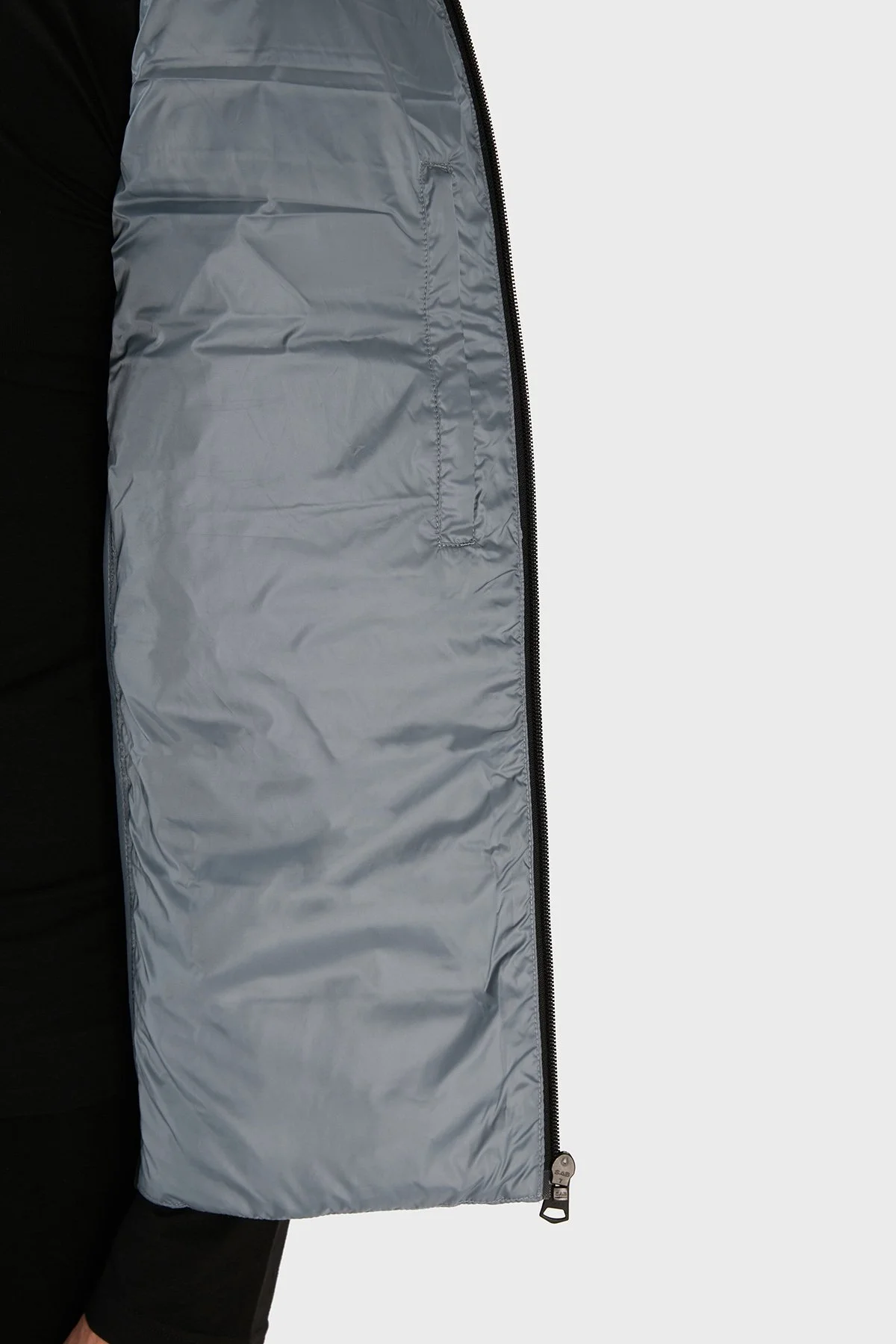 Calvin Klein Su Geçirmez Regular Fit Dik Yaka Şişme Erkek Yelek K10K108292 POC GRİ - 7