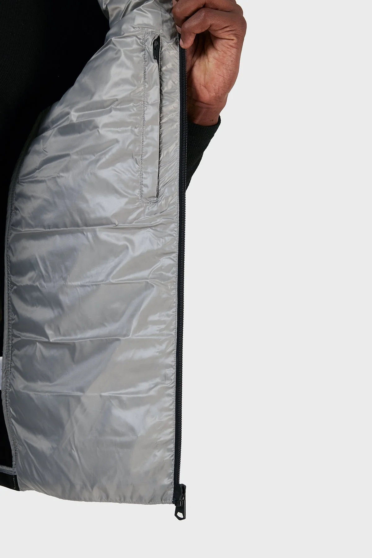 Calvin Klein Su Geçirmez Regular Fit Dik Yaka Şişme K10K108292PRZ Erkek Yelek K10K108292 PRZ GRİ - 5