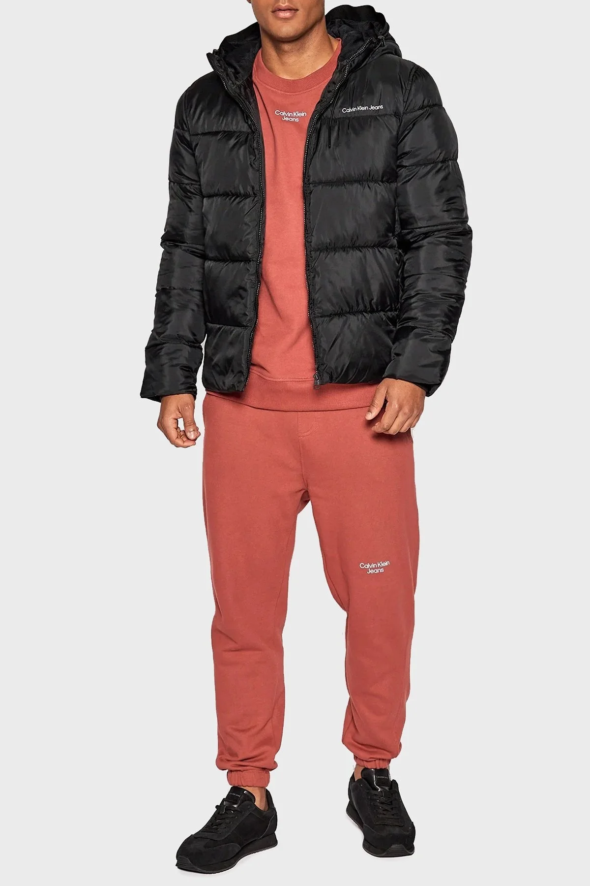 Calvin Klein Su Geçirmez Regular Fit Kapüşonlu Şişme Erkek Mont J30J320922 BEH SİYAH - 2