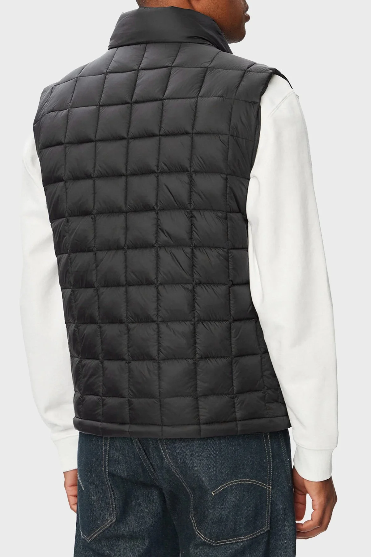 Calvin Klein Su İtici Kapitoneli Dik Yaka Hafif Şişme LV04RG507GUB1 Erkek Yelek LV04RG507G UB1 Siyah - 3