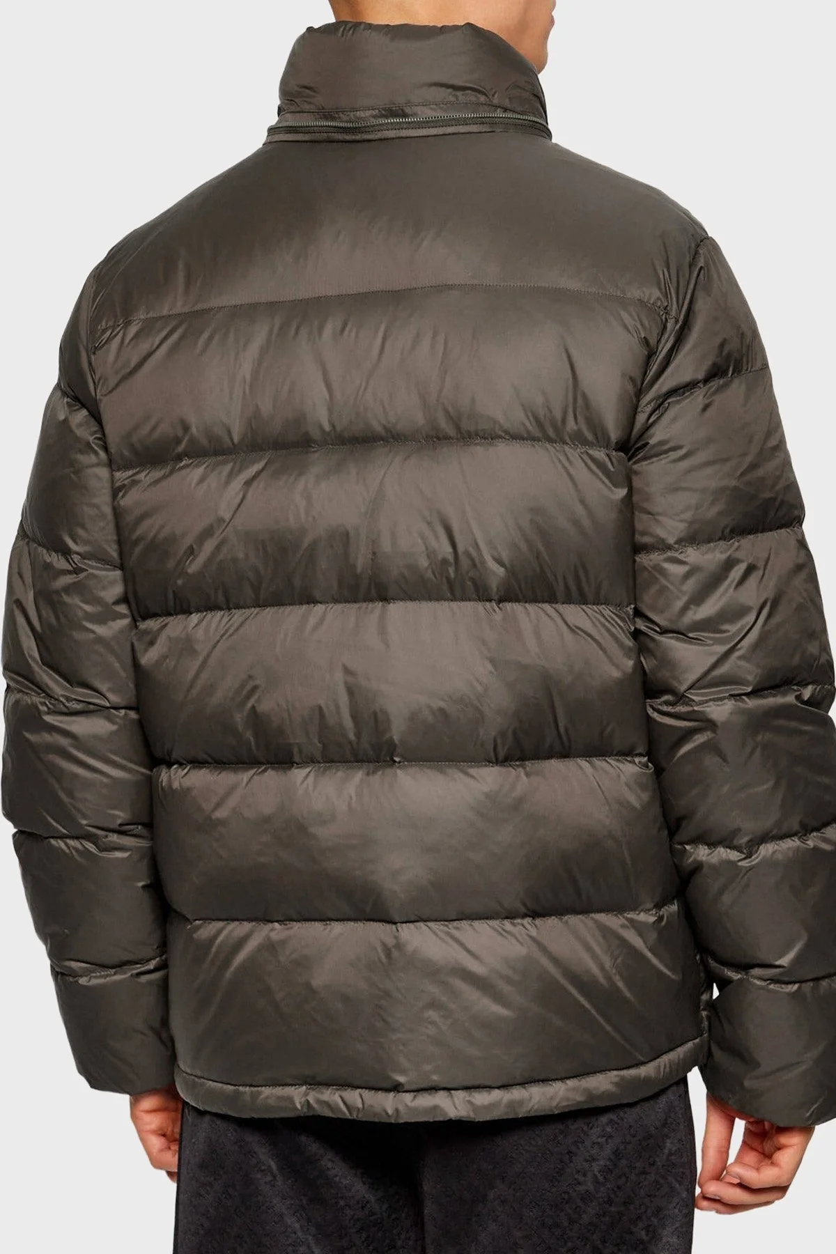 Calvin Klein Su İtici Regular Fit Çıkarılabilir Kapüşonlu LV04RC518GPAR Erkek Mont LV04RC518G PAR HAKİ - 5