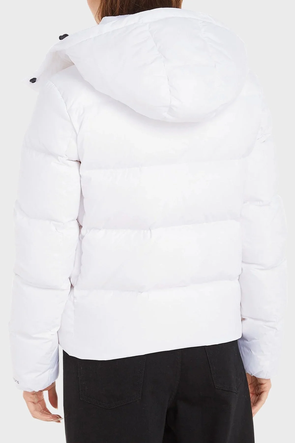 Calvin Klein Su İtici Regular Fit Kuş Tüyü Dolgulu Şişme J20J221646YAF Bayan Mont J20J221646 YAF BEYAZ - 2