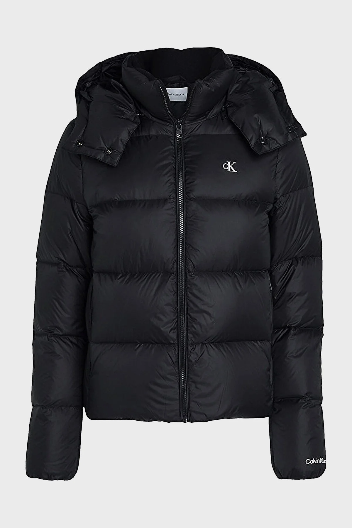 Calvin Klein Su İtici Regular Fit Kuş Tüyü Şişme Bayan Mont J20J221646 BEH SİYAH - 5