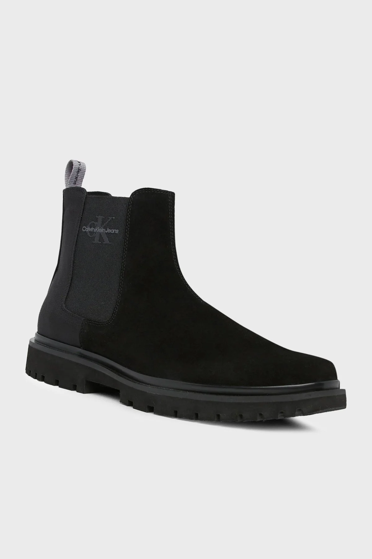 Calvin Klein Süet Chelsea YM0YM0076400T Erkek Bot YM0YM00764 00T SİYAH - 3