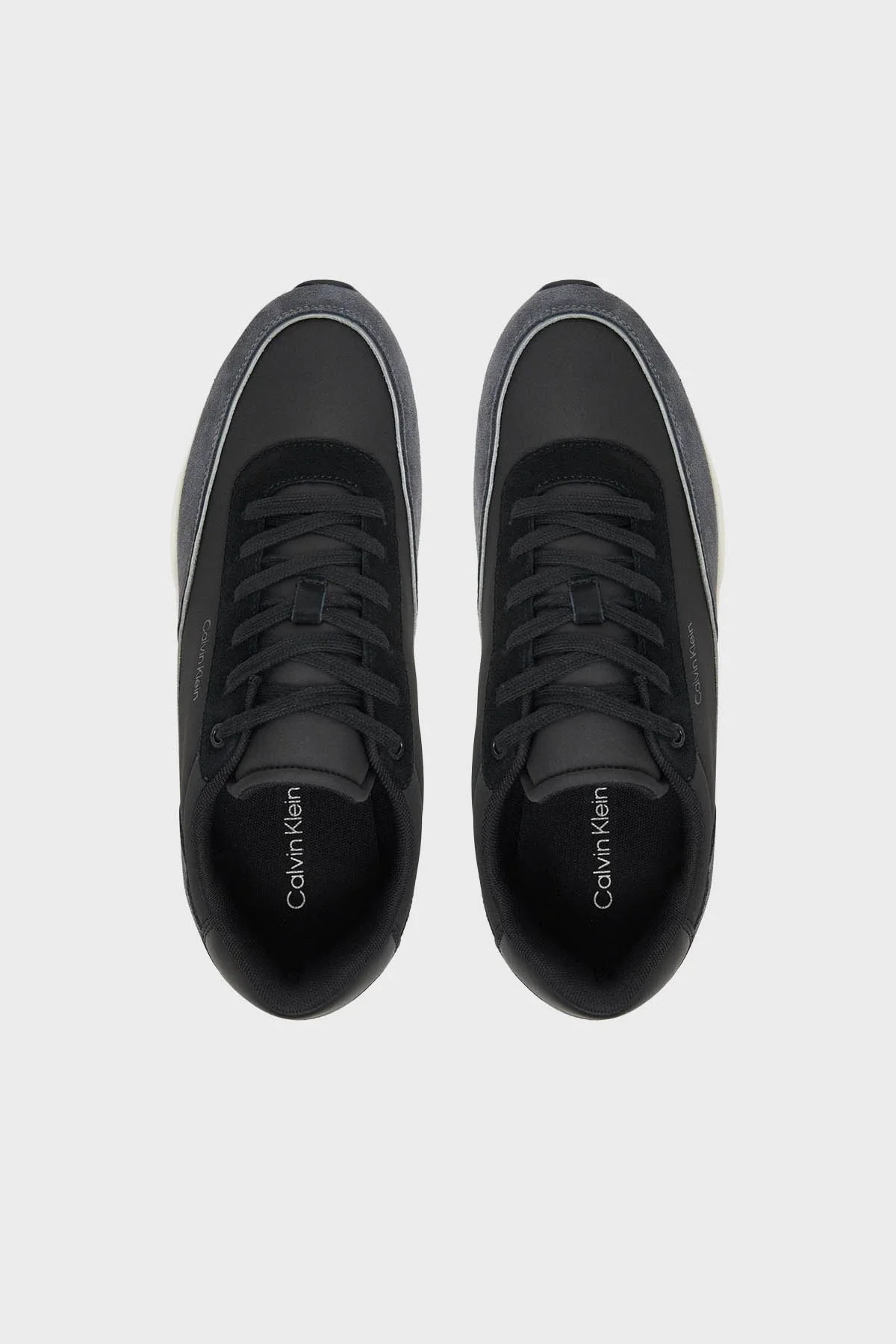 Calvin Klein Süet Detaylı Logolu Sneaker HM0HM0171401R Erkek Ayakkabı HM0HM01714 01R SİYAH-LACİVERT - 3