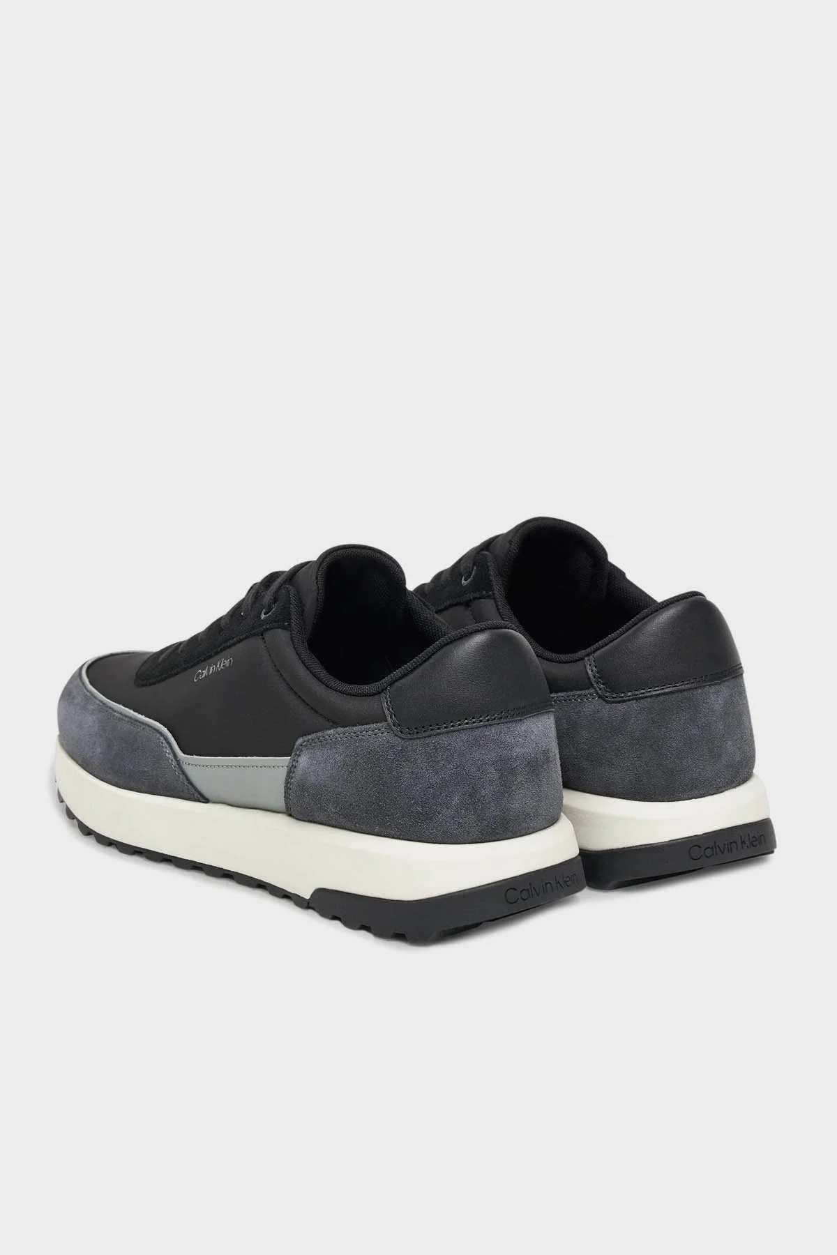 Calvin Klein Süet Detaylı Logolu Sneaker HM0HM0171401R Erkek Ayakkabı HM0HM01714 01R SİYAH-LACİVERT - 4