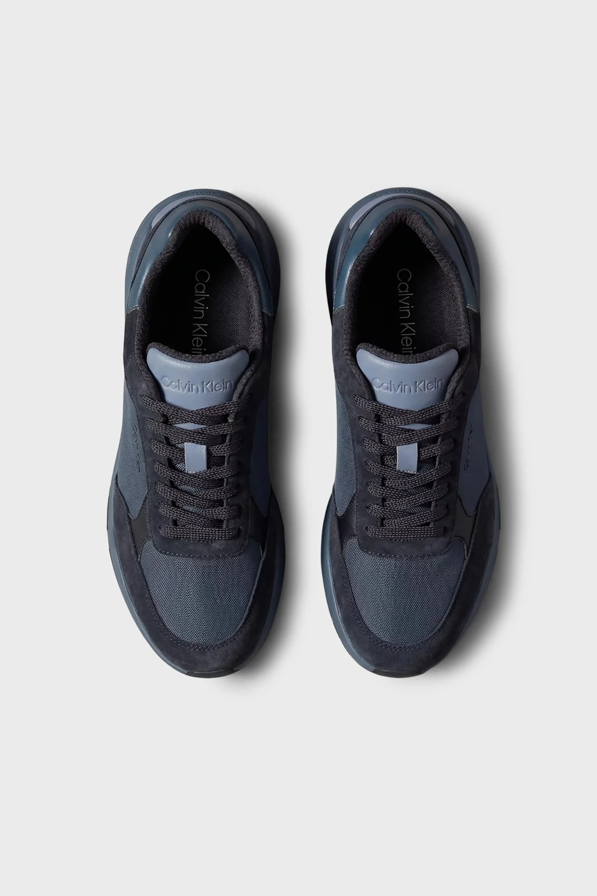Calvin Klein Süet Detaylı Logolu Sneaker HM0HM023080G5 Erkek Ayakkabı HM0HM02308 0G5 Lacivert-mavi - 5