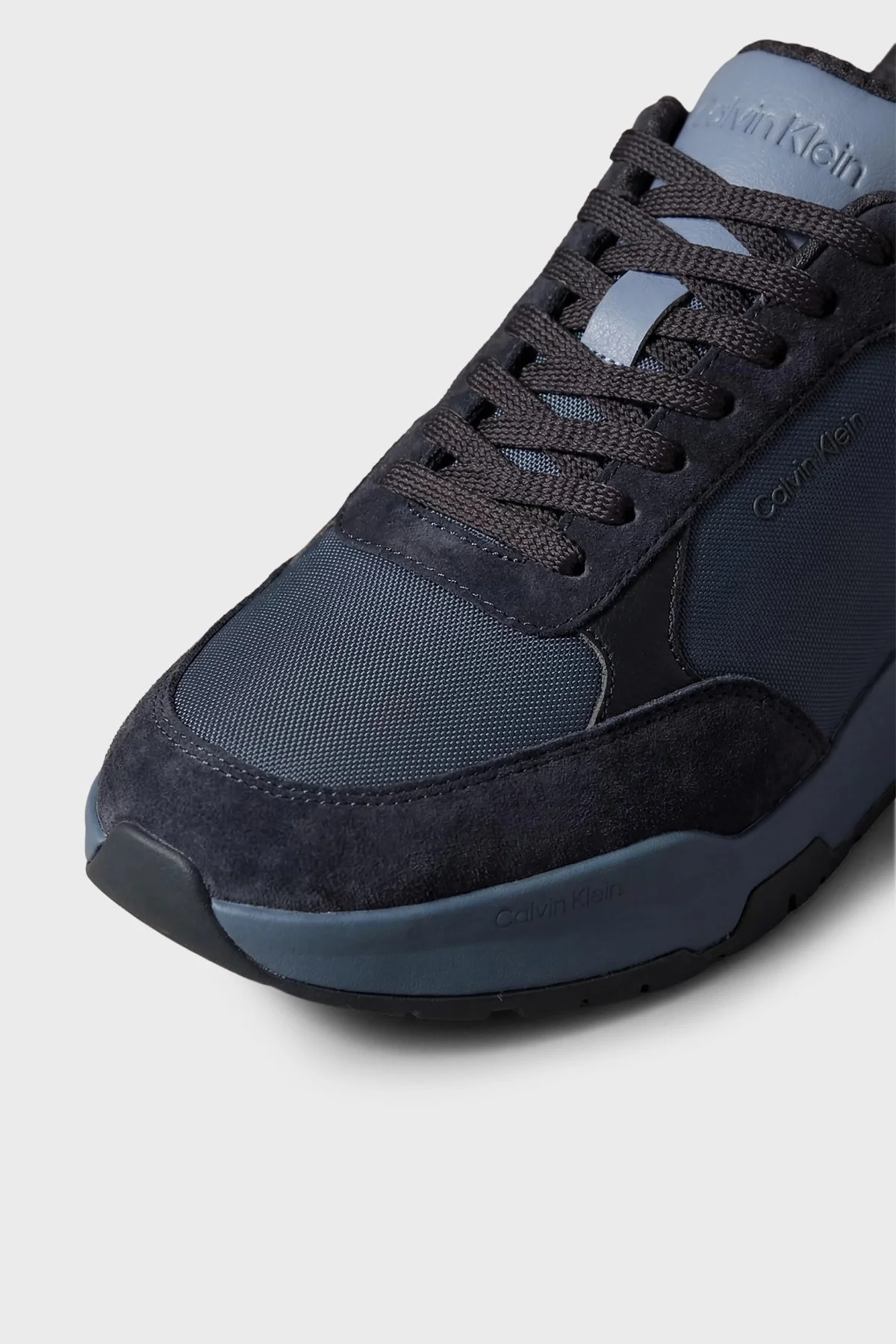 Calvin Klein Süet Detaylı Logolu Sneaker HM0HM023080G5 Erkek Ayakkabı HM0HM02308 0G5 Lacivert-mavi - 7
