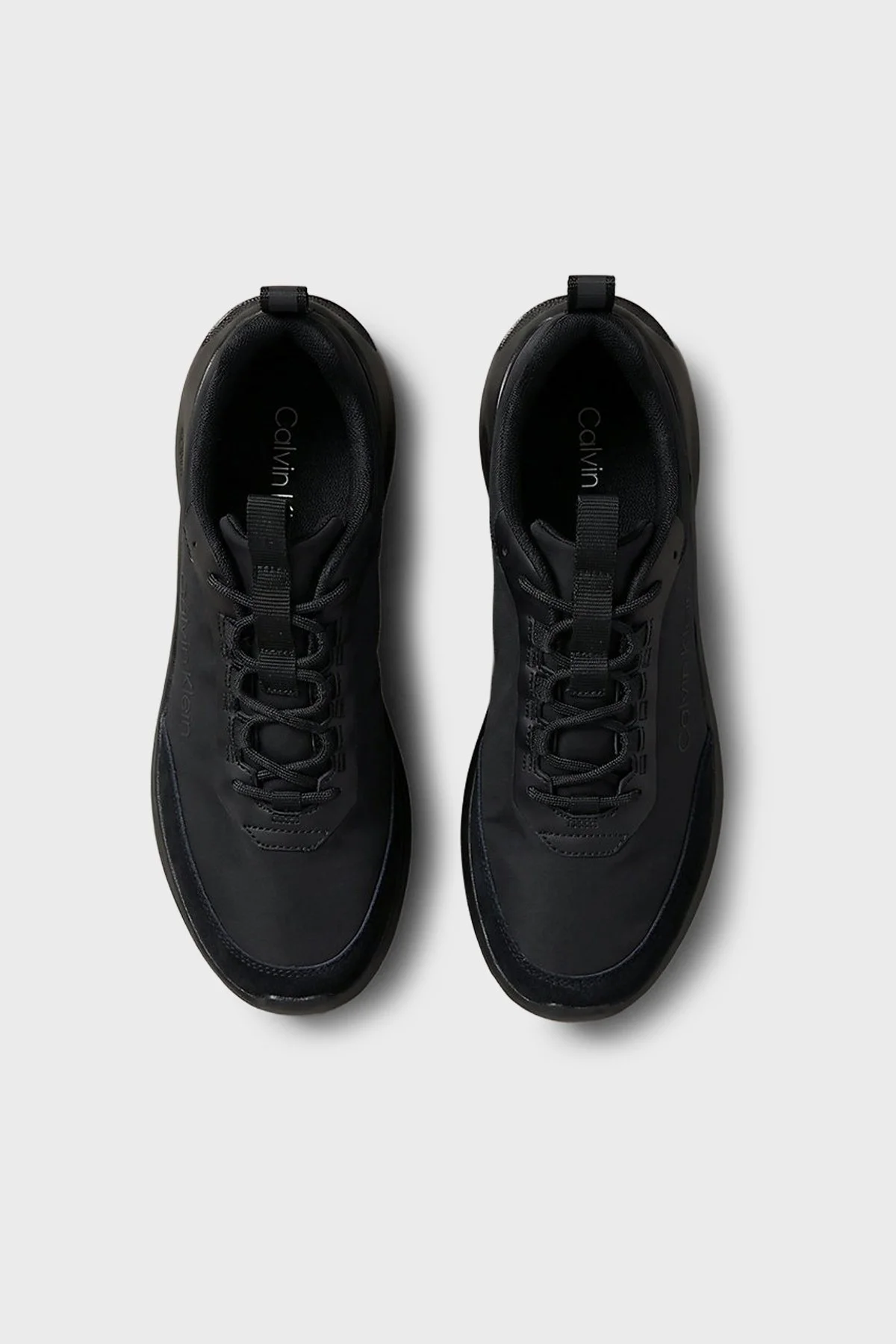 Calvin Klein Süet Detaylı Sneaker Erkek Ayakkabı HM0HM02342 0GJ Siyah - 5