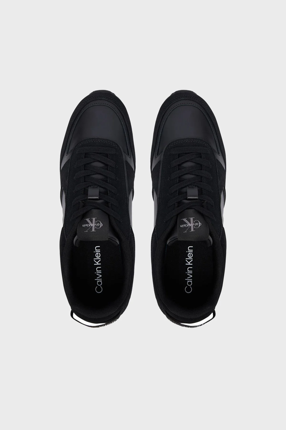 Calvin Klein Süet Detaylı Sneaker YM0YM014610GJ Erkek Ayakkabı YM0YM01461 0GJ Siyah - 4