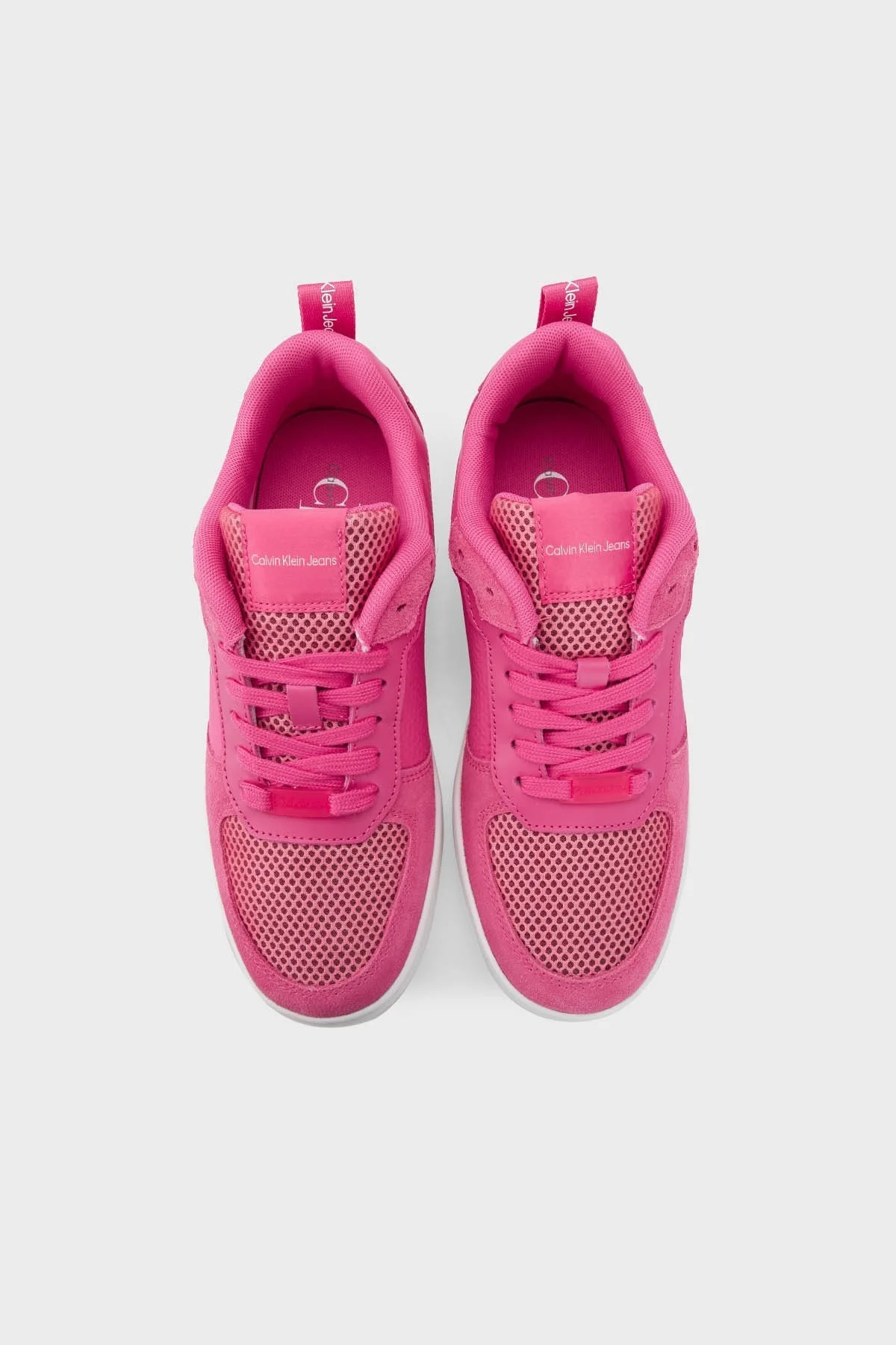 Calvin Klein Süet Detaylı Spor YW0YW009190J0 Bayan Ayakkabı YW0YW00919 0J0 PEMBE - 5