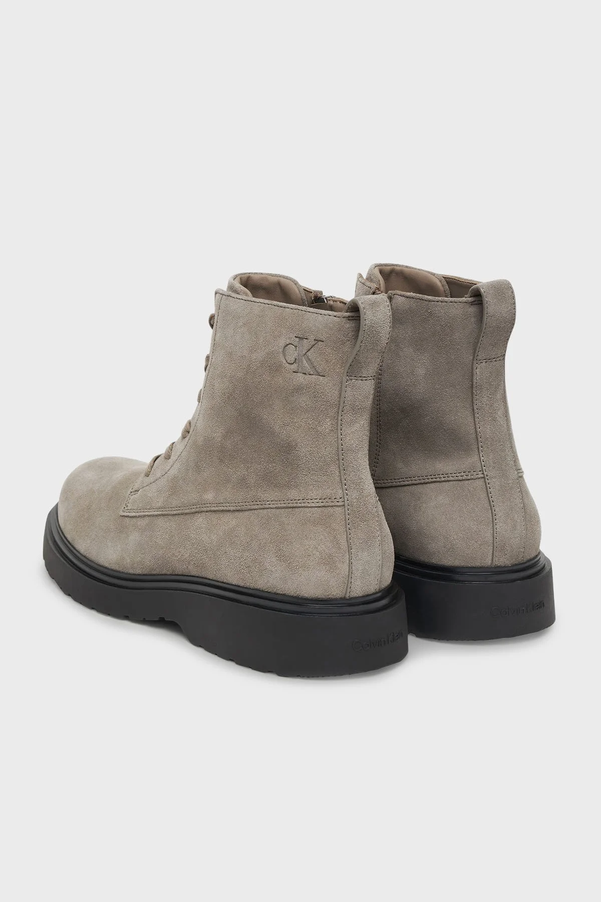 Calvin Klein Süet Fermuarlı YM0YM01371PDG Erkek Bot YM0YM01371 PDG GRİ - 3