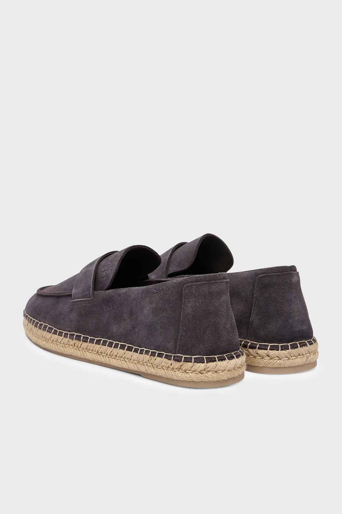 Calvin Klein Süet Logo Detaylı HM0HM02072GE7 Erkek Espadril HM0HM02072 GE7 KAHVE - 5