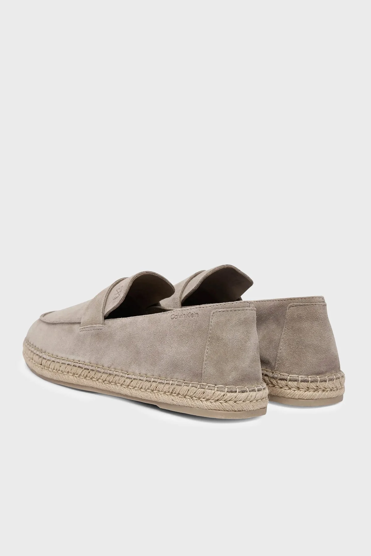 Calvin Klein Süet Logo Detaylı HM0HM02072PBO Erkek Espadril HM0HM02072 PBO VİZON - 4