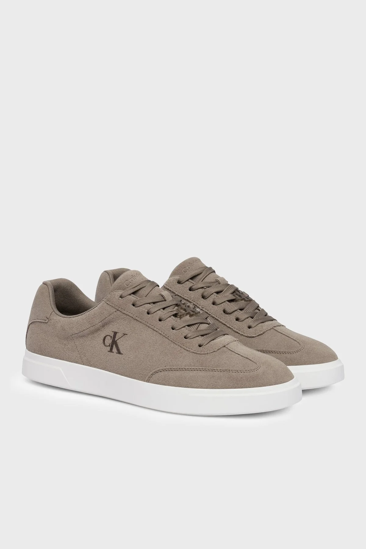 Calvin Klein Süet Logolu Sneaker HM0HM02201PBO Erkek Ayakkabı HM0HM02201 PBO SÜTLÜ KAHVE - 2