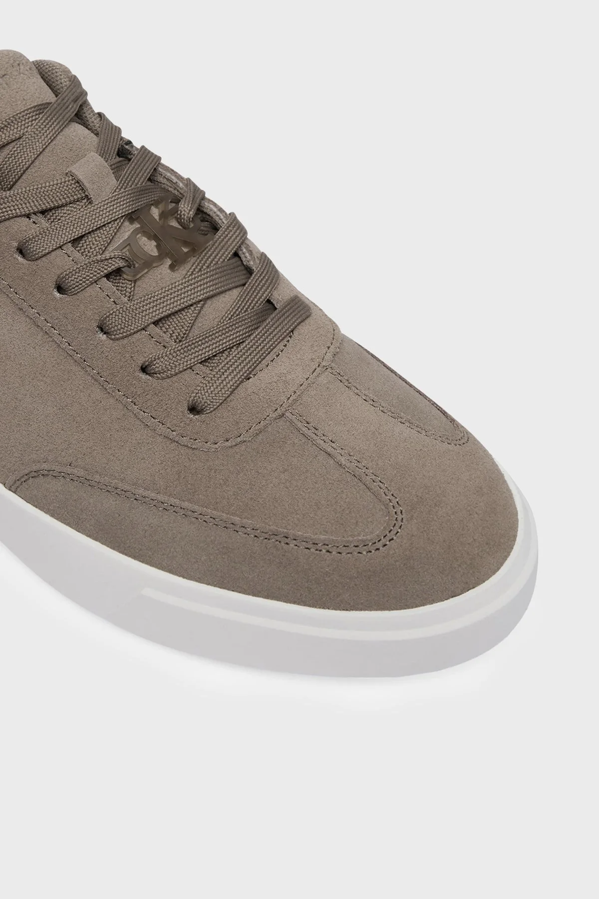 Calvin Klein Süet Logolu Sneaker HM0HM02201PBO Erkek Ayakkabı HM0HM02201 PBO SÜTLÜ KAHVE - 4