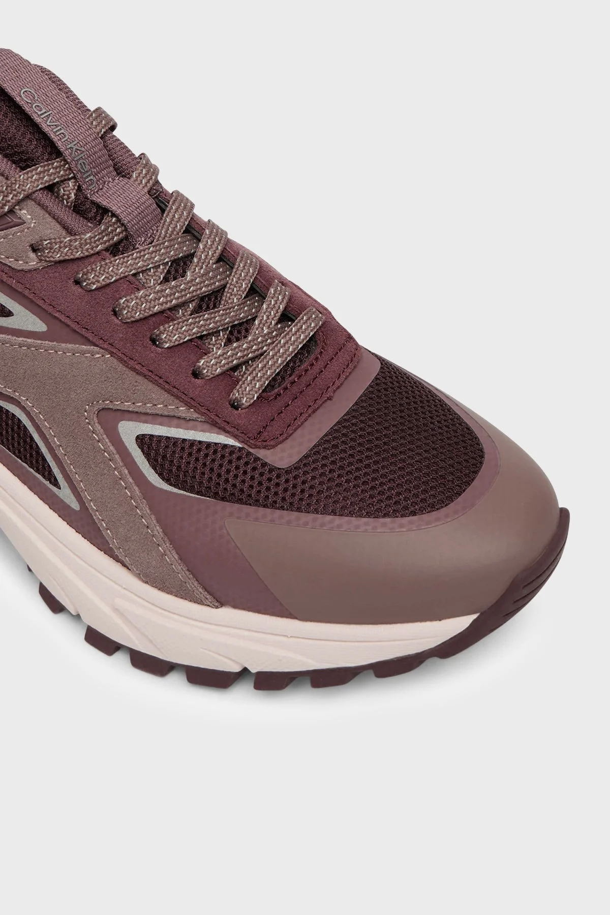 Calvin Klein Süet Logolu Sneaker HW0HW031070J8 Kadın Ayakkabı HW0HW03107 0J8 Haki-Kahve-Bej - 6