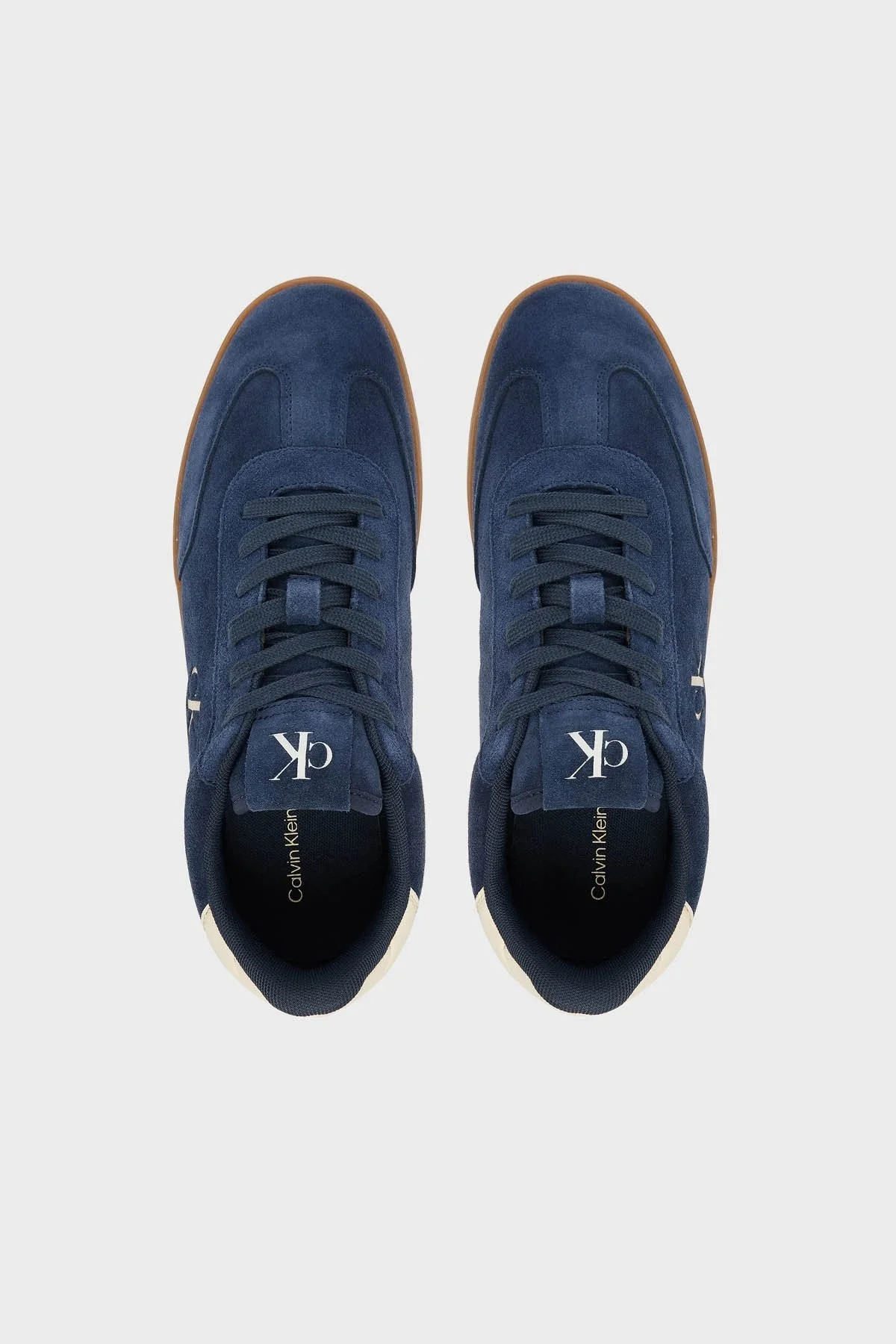 Calvin Klein Süet Logolu Sneaker YM0YM01300DW4 Erkek Ayakkabı YM0YM01300 DW4 LACİVERT - 3