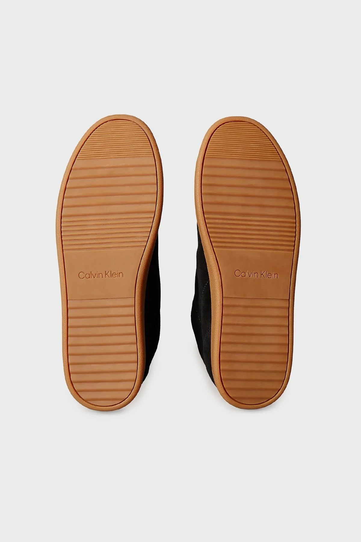 Calvin Klein Süet Logolu Sneaker YM0YM0132101J Erkek Ayakkabı YM0YM01321 01J SİYAH-KREM - 6