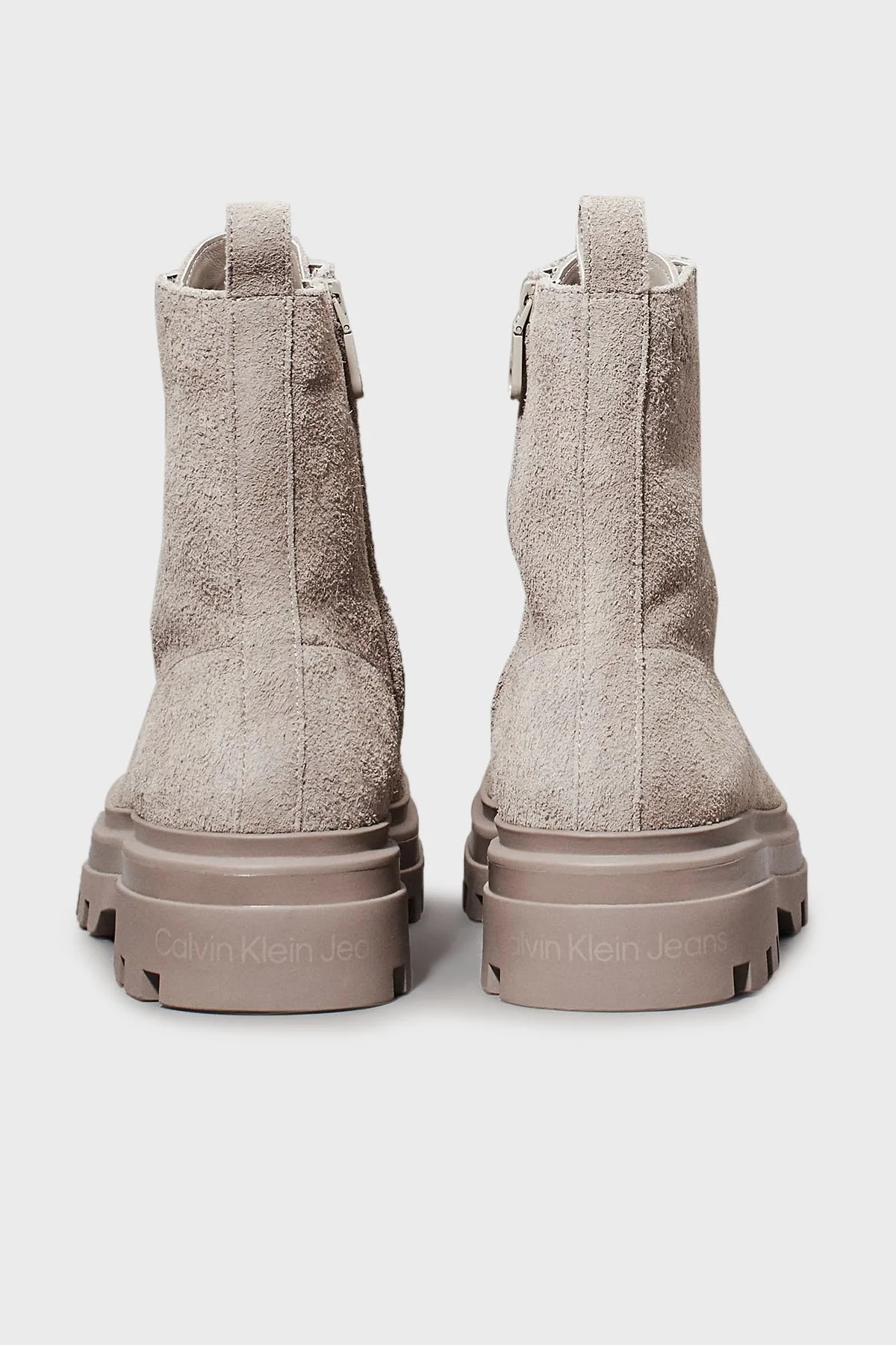 Calvin Klein Süet Logolu YM0YM01068A04 Erkek Bot YM0YM01068 A04 BEJ - 5