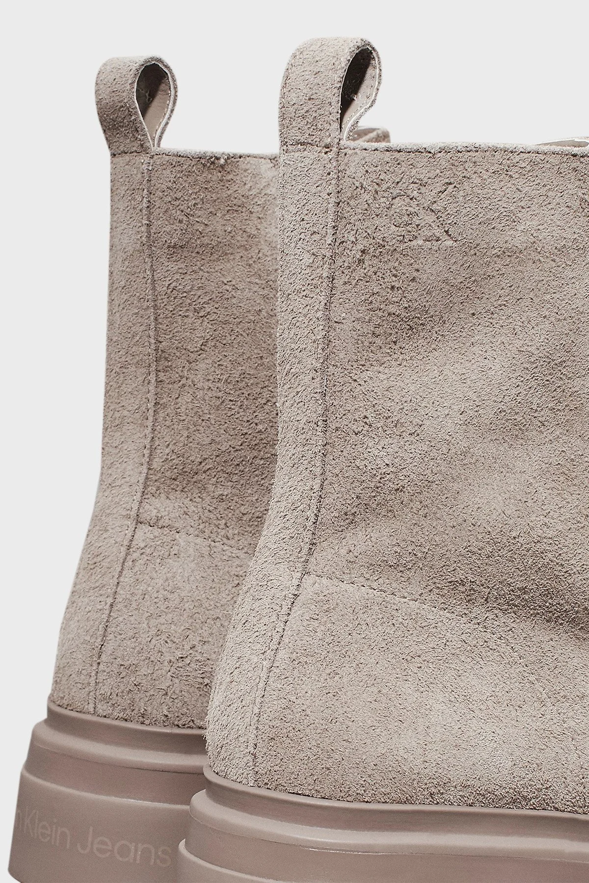 Calvin Klein Süet Logolu YM0YM01068A04 Erkek Bot YM0YM01068 A04 BEJ - 7