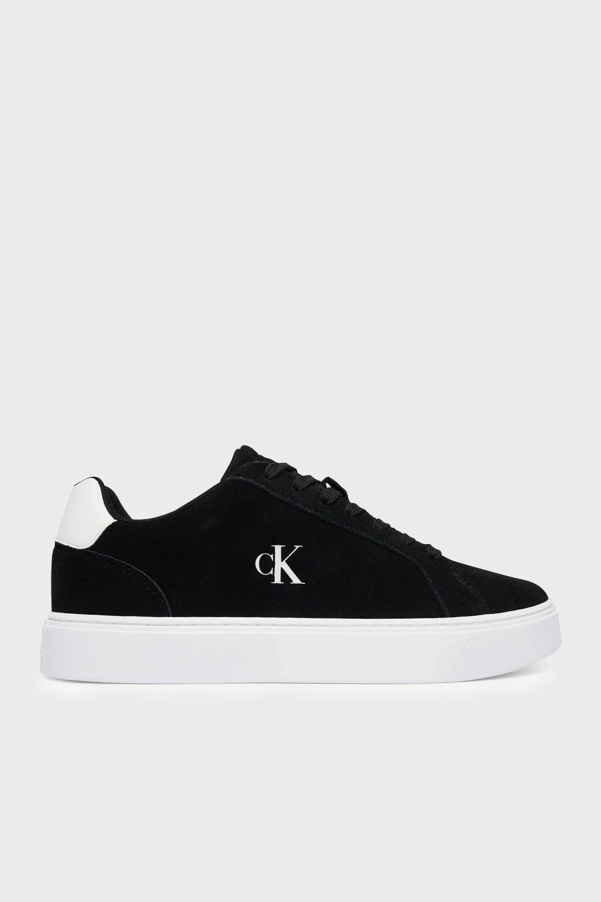 Calvin Klein Süet Sneaker YM0YM0143401H Erkek Ayakkabı YM0YM01434 01H Siyah - 1