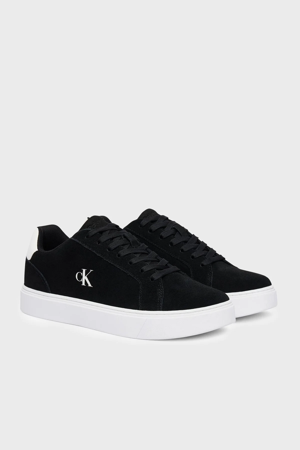 Calvin Klein Süet Sneaker YM0YM0143401H Erkek Ayakkabı YM0YM01434 01H Siyah - 2
