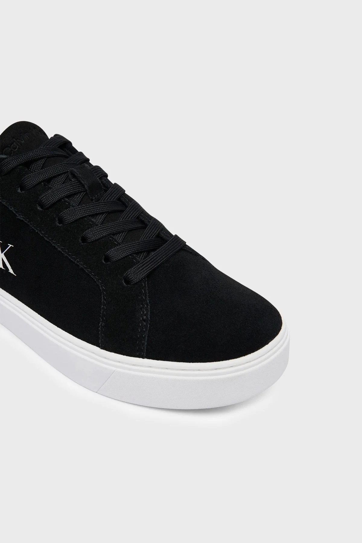 Calvin Klein Süet Sneaker YM0YM0143401H Erkek Ayakkabı YM0YM01434 01H Siyah - 6