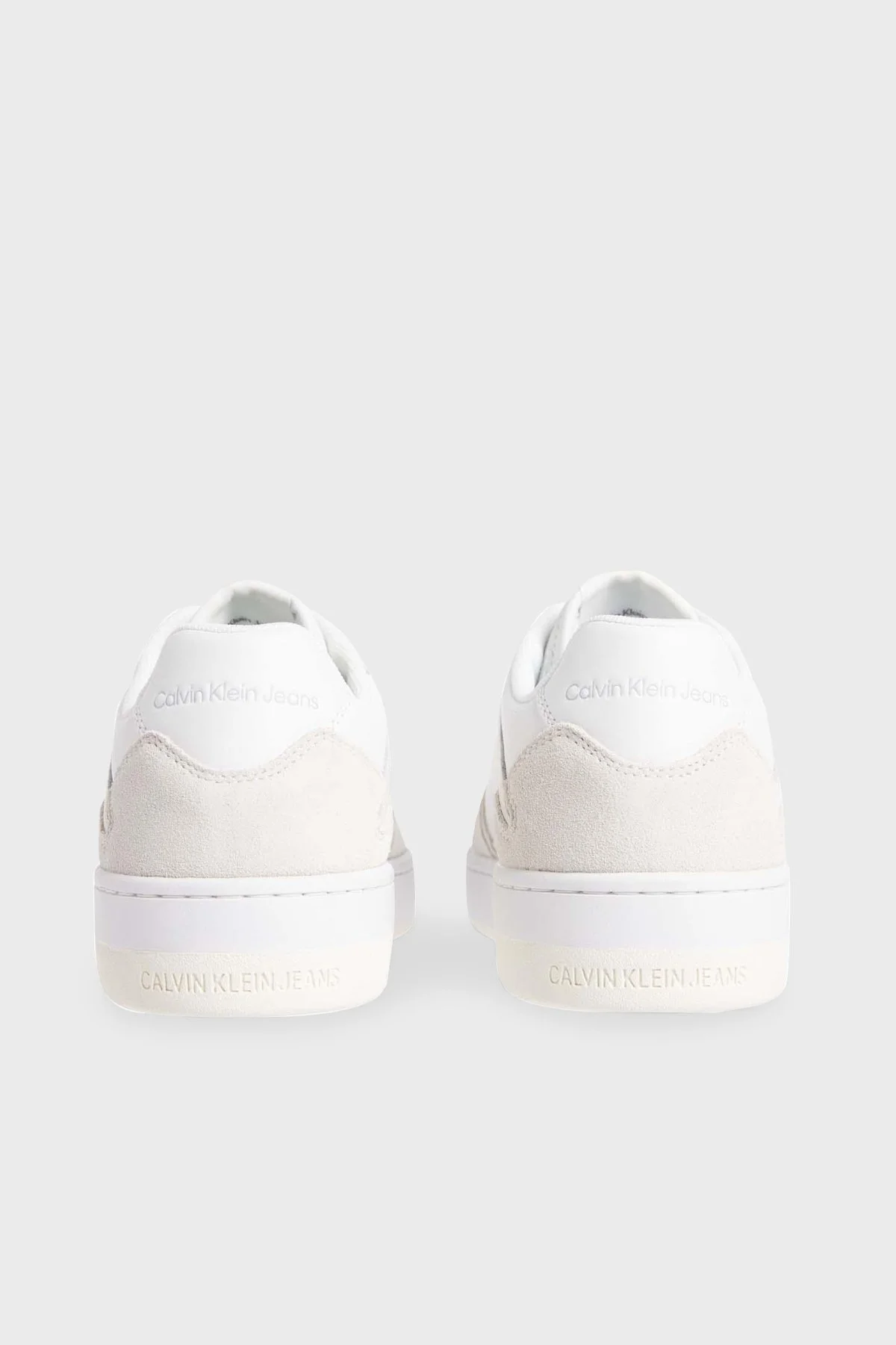Calvin Klein Süet Sneaker YW0YW01273YBR Bayan Ayakkabı YW0YW01273 YBR BEYAZ - 3