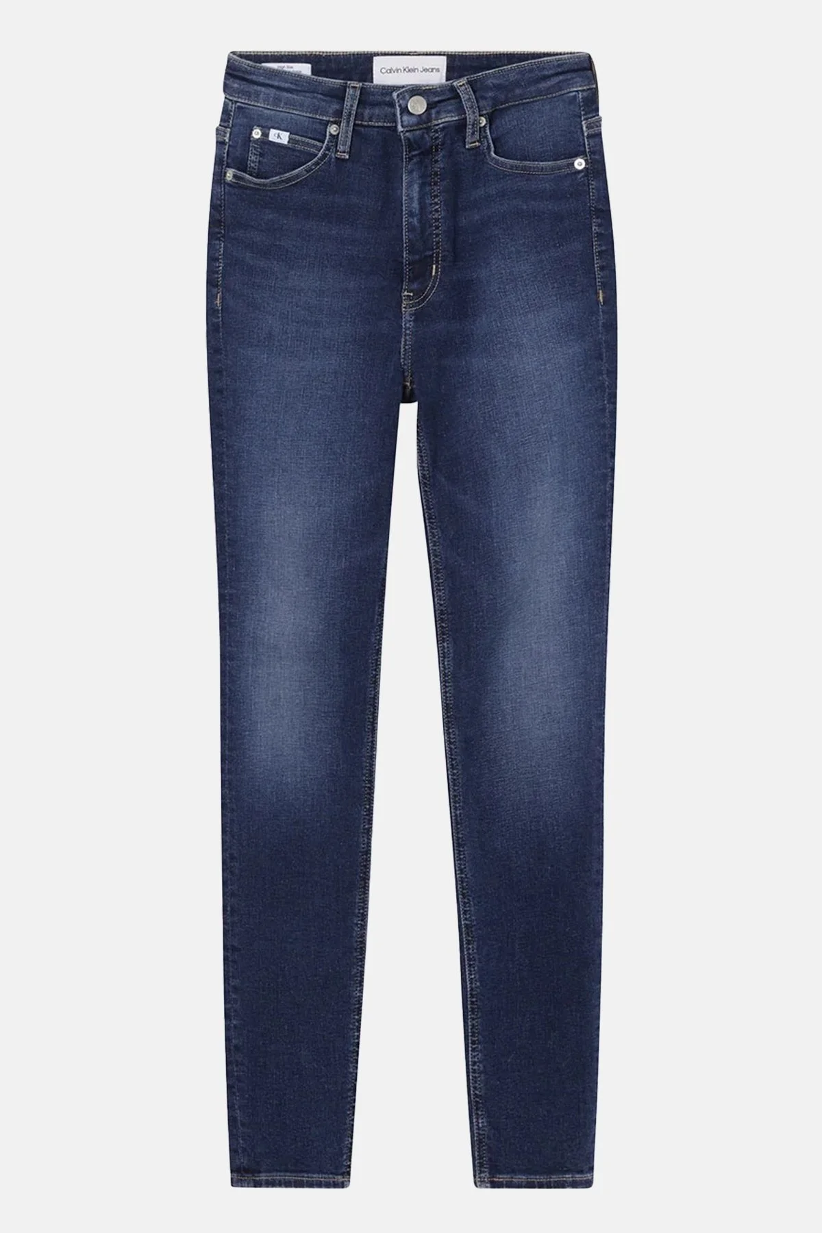 Calvin Klein Süper Skinny Fit Yüksek Bel Jeans J20J2212501BJ Bayan Kot Pantolon J20J221250 1BJ MAVİ - 4