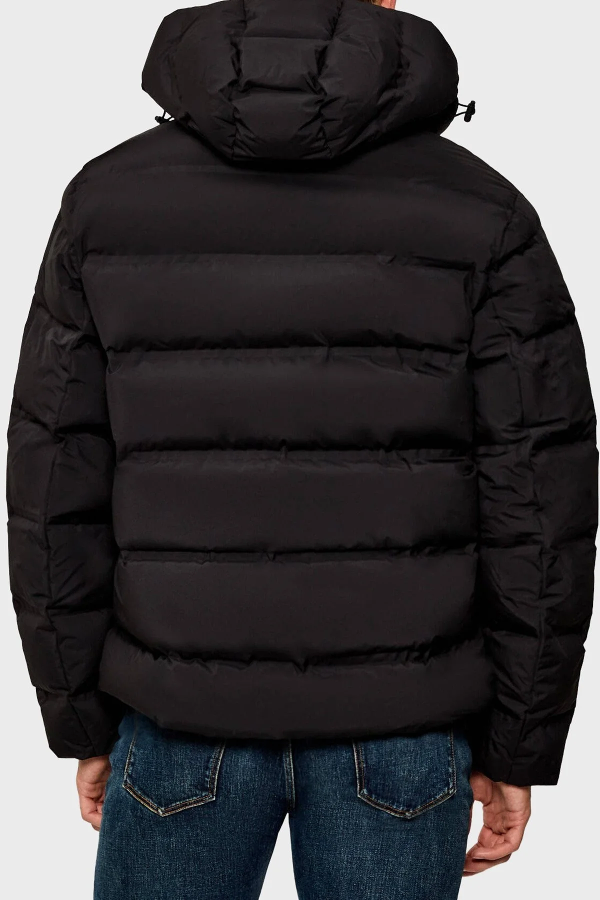 Calvin Klein Suya Dayanıklı Regular Fit Çıkarılabilir Kapüşonlu Şişme LV04LD517GUB1 Erkek Mont LV04LD517G UB1 SİYAH - 3