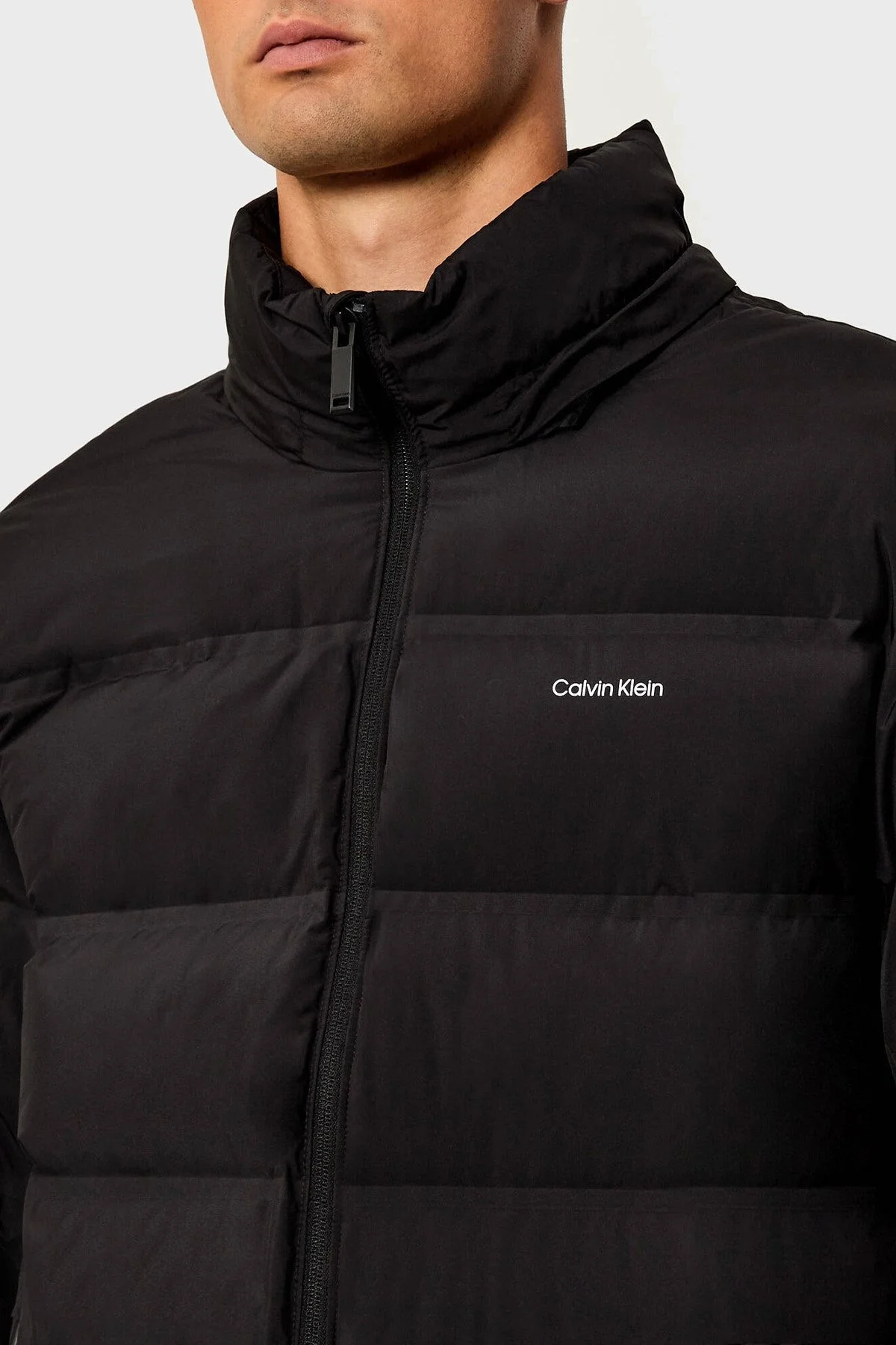 Calvin Klein Suya Dayanıklı Regular Fit Çıkarılabilir Kapüşonlu Şişme LV04LD517GUB1 Erkek Mont LV04LD517G UB1 SİYAH - 7