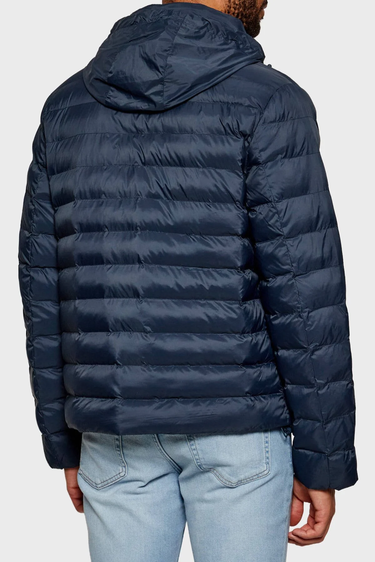 Calvin Klein Suya Dayanıklı Regular Fit Gizlenebilir Kapüşonlu LV04RC511GPPK Erkek Mont LV04RC511G PPK LACİVERT - 3