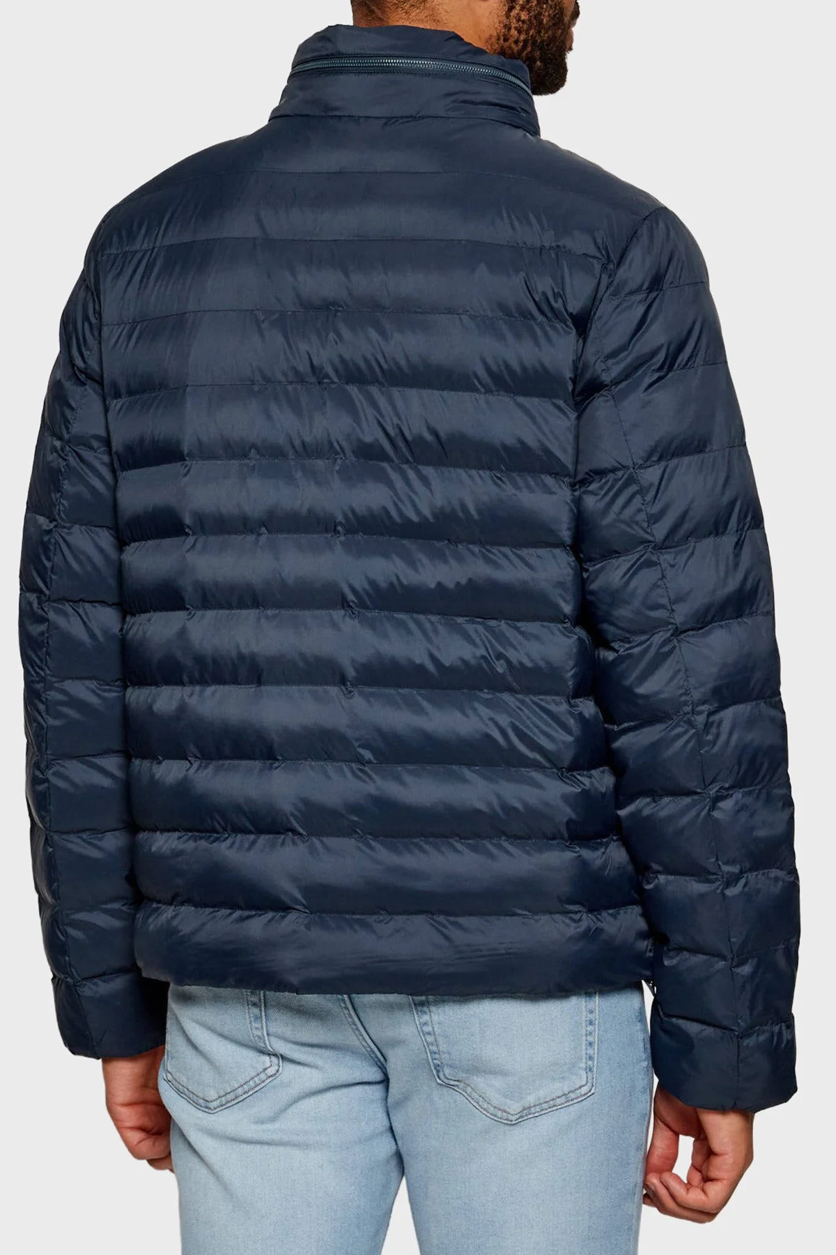 Calvin Klein Suya Dayanıklı Regular Fit Gizlenebilir Kapüşonlu LV04RC511GPPK Erkek Mont LV04RC511G PPK LACİVERT - 4