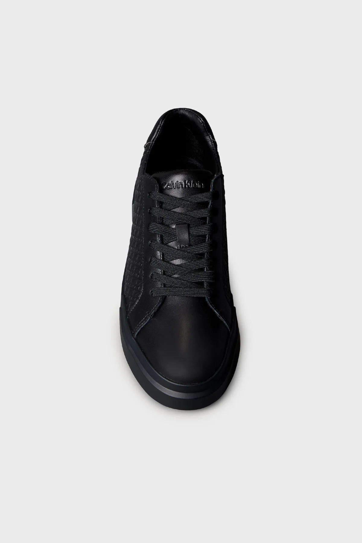 Calvin Klein Tamamı Kabartma Logolu Sneaker YM0YM013830GJ Erkek Ayakkabı YM0YM01383 0GJ SİYAH - 4