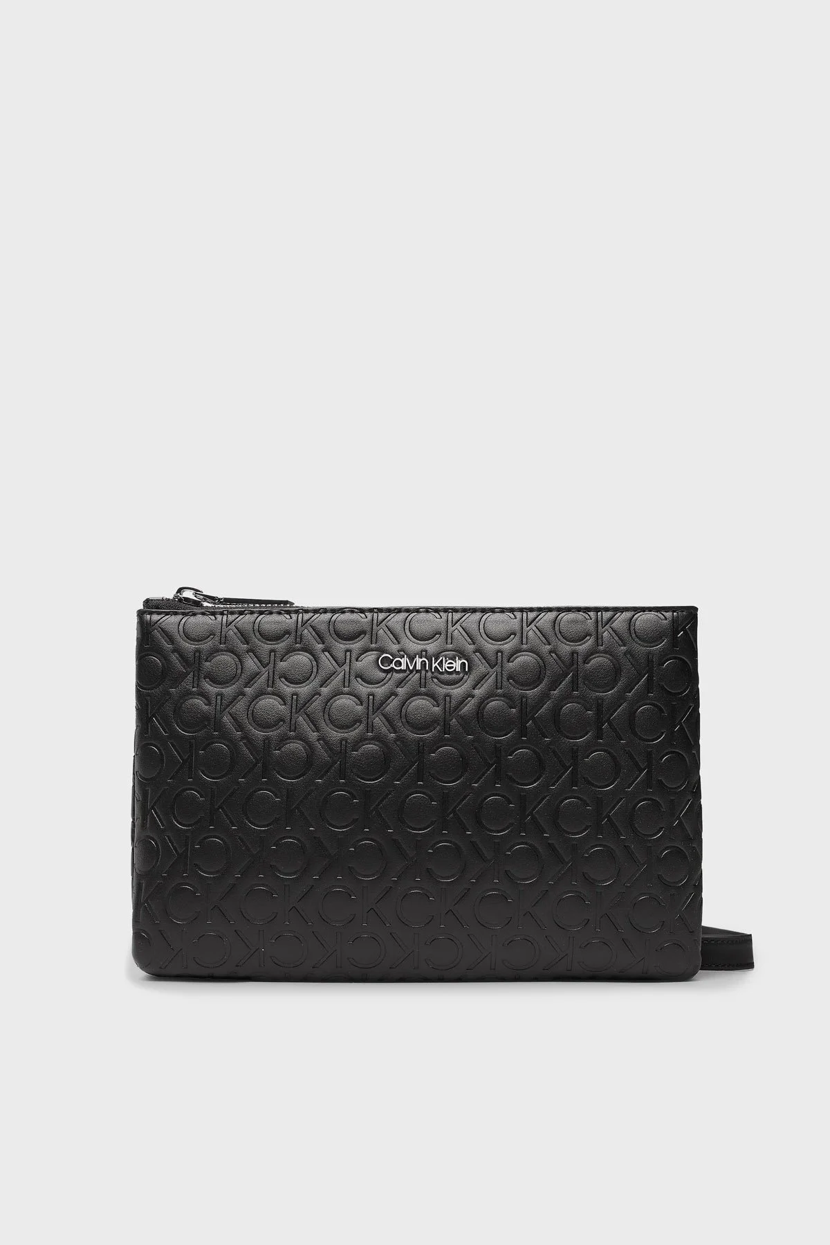 Calvin Klein Tamamı Logolu Ayarlanabilir Logolu Bayan Çanta K60K610188 BAX SİYAH - 1